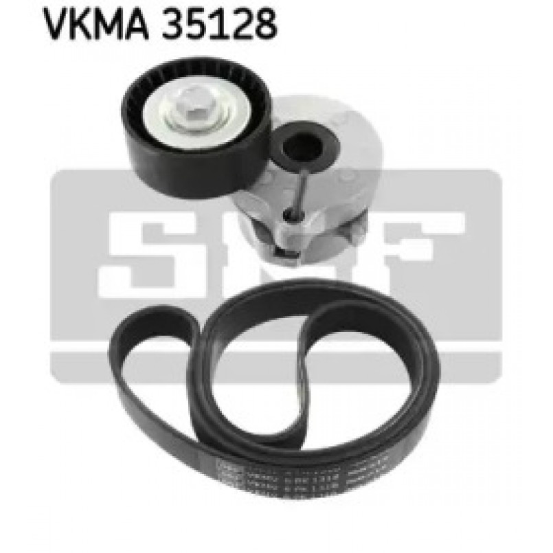 VKMA 35128 SKF Комплект доріжкового ремня (ролик, ремінь)